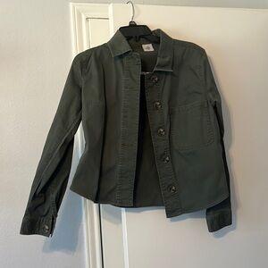 cabi grey-green jacket